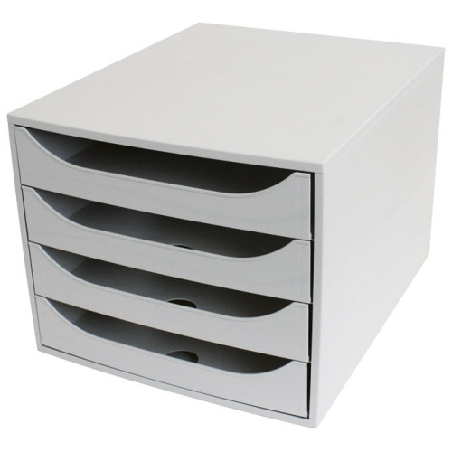 Kutija s 4 ladice Ecobox Exacompta 228606D siva