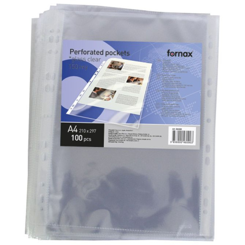 Uložni fascikl A4 (UR) 150my PP sjajni Fornax 1/100