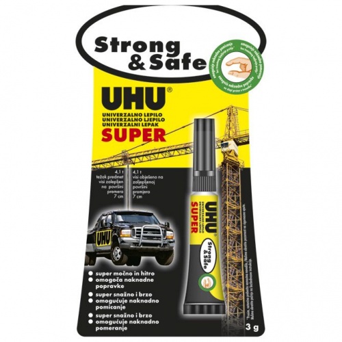 Ljepilo trenutačno 3g Super Strong&Safe UHU