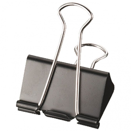 Kvačice za papir 51mm No.260 crne 1/12