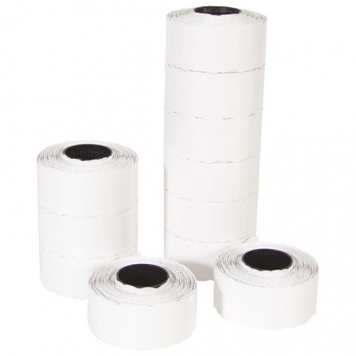 Etikete u roli 26x16mm oble dvoredne Printex 1/36 bijele