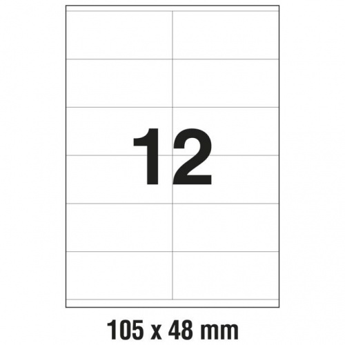 Univerzalne etikete za printanje Zweckform 3424 A4 105x48 (1/100)