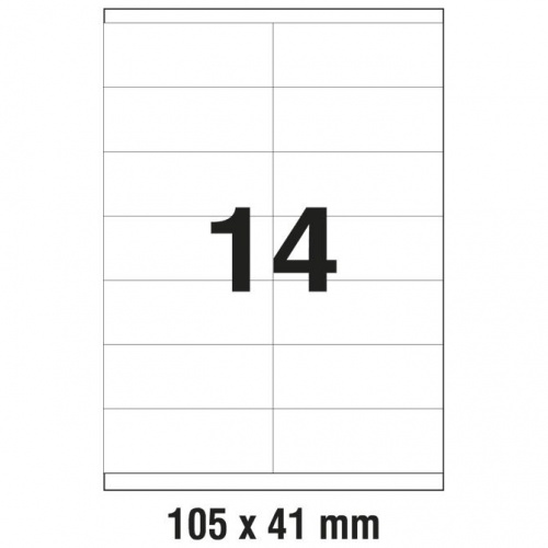Univerzalne etikete za printanje Data A4 105x41 (1/100)