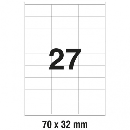 Univerzalne etikete za printanje Data A4 70x32 (1/100)