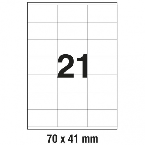Univerzalne etikete za printanje Zweckform 3481 A4 70x41 (1/100)