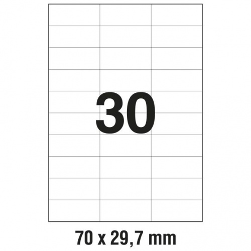 Univerzalne etikete za printanje Data A4 70x29,7 (1/100)