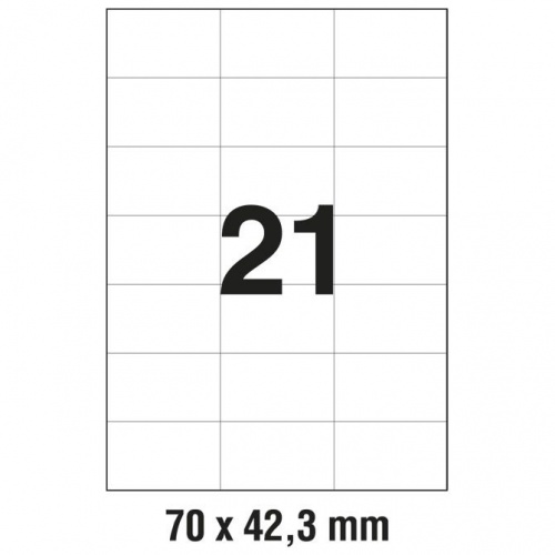 Univerzalne etikete za printanje Data A4 70x42,3 (1/100)