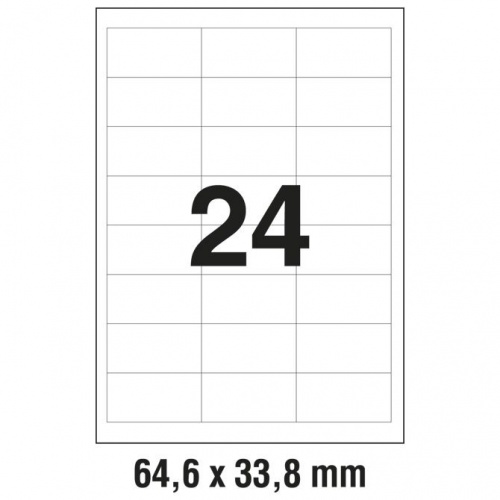 Univerzalne etikete za printanje Data A4 64,6x33,8 (1/100)