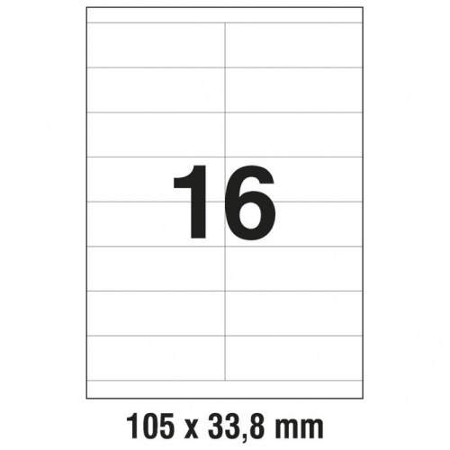 Univerzalne etikete za printanje Data A4 105x33,8 (1/100)