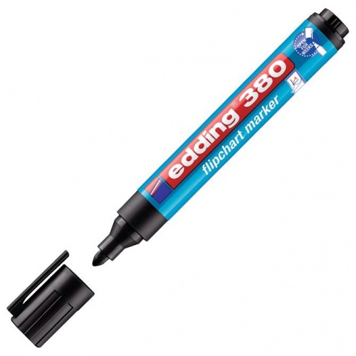 Marker flipchart Edding 380 1,5-3mm okrugli vrh crni