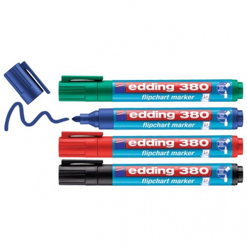 Marker flipchart Edding 380 1,5-3mm okrugli vrh 1/4