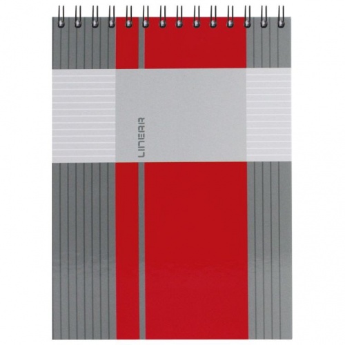 Blok kolegij A6 karo 80L spirala gore mat+lak Linear Marker 90g