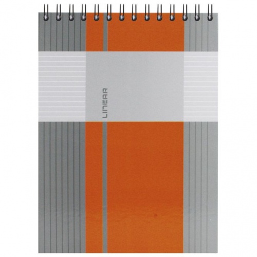 Blok kolegij A6 crte 80L spirala gore mat+lak Linear Marker 90g