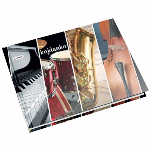 Kajdanka teka notna tvrdi uvez B5 96l