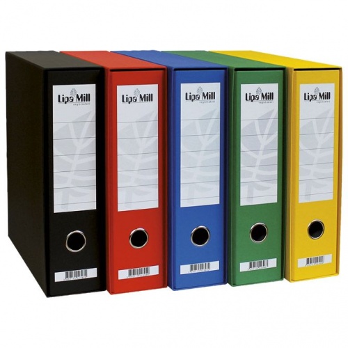 Registrator A4 široki Lipa Mill 80 mm žuti