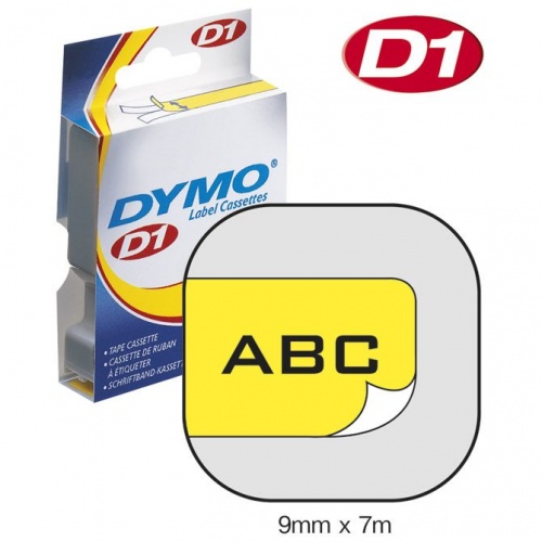 Vrpca D1 9mmx7m Dymo 40918 crno-žuta