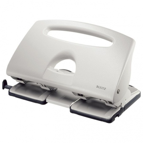 Bušilica za papir 4 rupe do 40 listova Leitz 51320085 siva