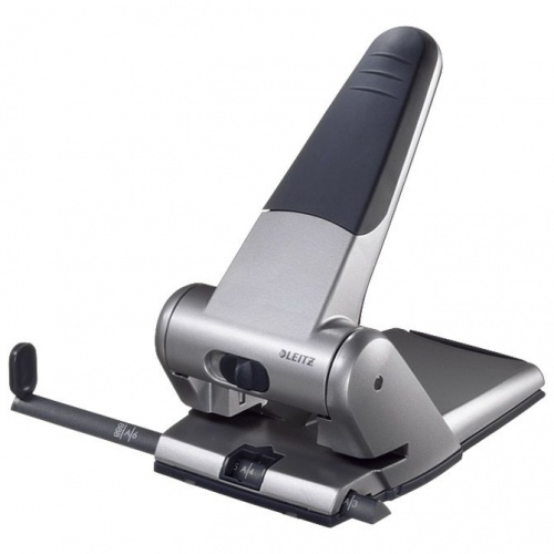 Bušilica za papir Leitz 5180 – 2 rupe do 65 listova (siva)