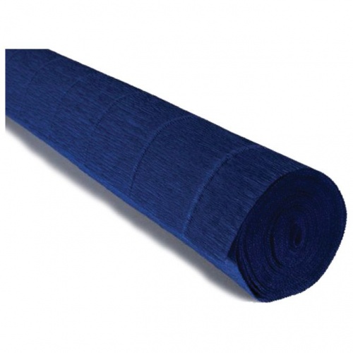 Papir krep 180g 50x250cm indigo plavi