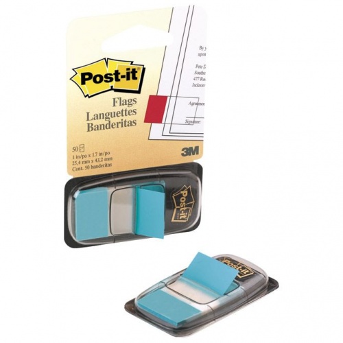 Zastavica 25,4x43,2mm 50L Post-it 3M 680-23 svijetlo plava