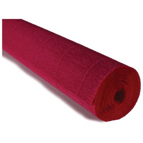 Papir krep 180g 50x250cm tamno crveni