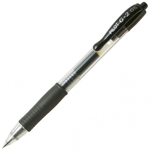 Roler Pilot G2-5 extra fine crni – gel roler BL-G2-5-B