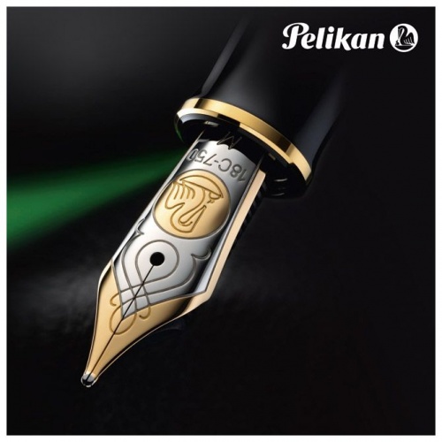Pelikan nalivpero sa zlatnim perom M1000 F Souverän - Zeleno