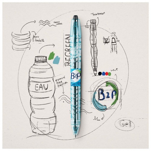 Roler Bottle to Pen Pilot BL-B2P-5-BG-B fine crna