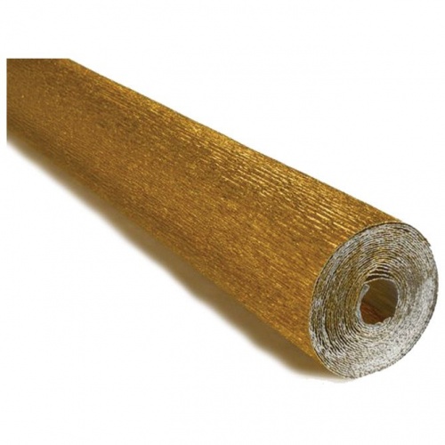 Papir krep 180g 50x250 cm metalik gold
