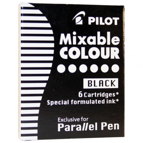 Tinta za nalivpero patrone Parallel pen Pilot crna