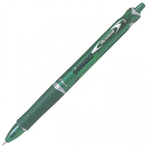 Kemijska olovka Pilot Acroball Begreen BAB-15F-BG zelena