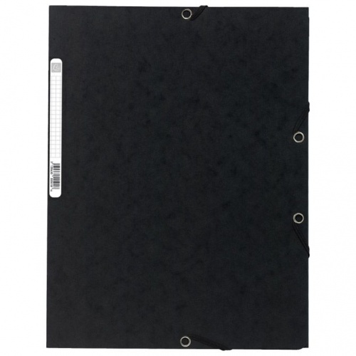 Fascikl klapa s gumicom chartreuse A4 Exacompta 55501 crni