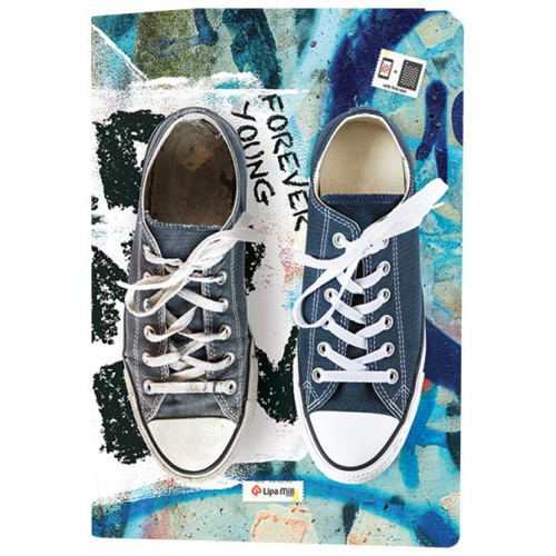 Bilježnica meki uvez A4 karo 40+2L 80g Starke-Smartlines