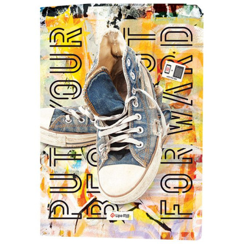 Bilježnica meki uvez A4 karo 40+2L 80g Starke-Smartlines