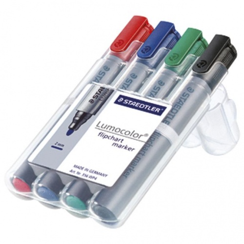 Marker flipchart Lumocolor Staedtler 2mm 356 WP4 1/4