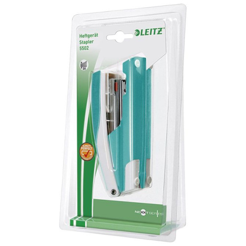 Klamarica do 30 listova stolna Wow Leitz 55022251 metalik tirkizni