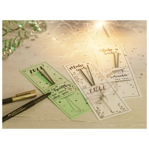 Marker permanentni 1-2mm Metallic Faber Castell 160750 zlatni