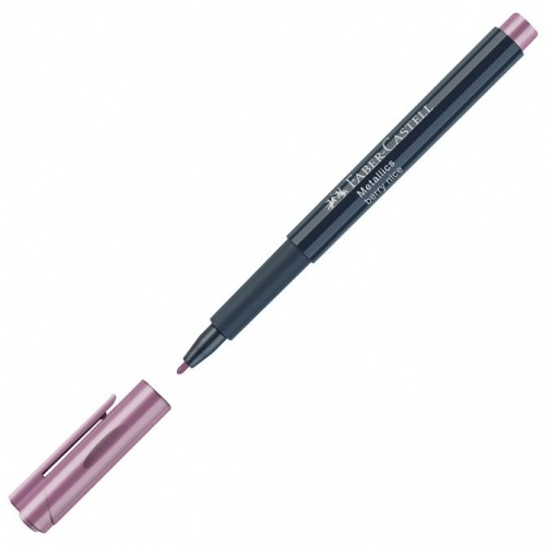 Marker permanentni 1-2mm Metallic Faber Castell 160790 metalik rozi