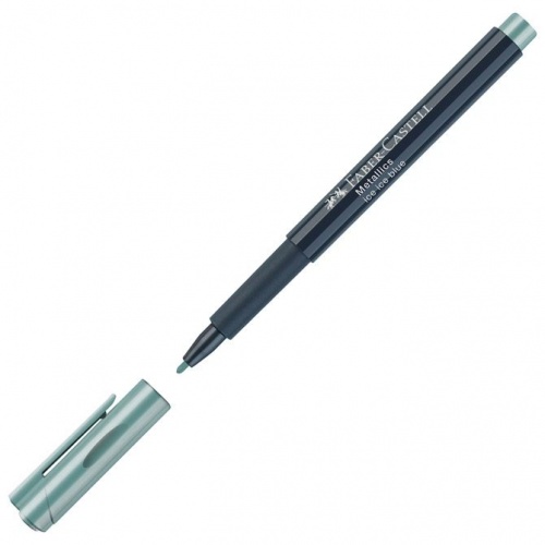 Marker permanentni 1-2mm Metallic Faber Castell 160792 metalik plavi