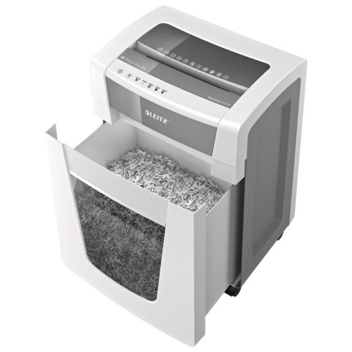 Uništavač papira 15 listova MicroCut IQ Pro Leitz 80050000 bijelo/sivi