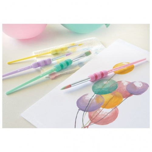 Set kistova od sintetičkih vlakana pk4 Faber Castell 481620 pastel
