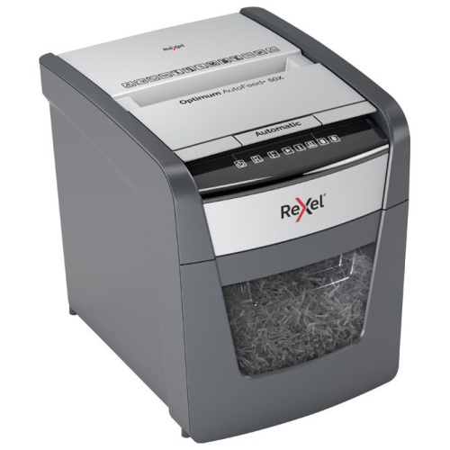 Uništavač papira 50 (ručno 5) listova CrossCut Optimum Auto Feed+ 50X Rexel 2020050XEU