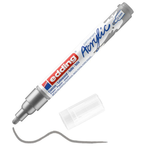 Marker akrilni 2-3mm Edding 5100923 srebrni