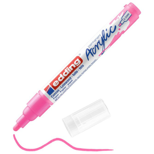 Marker akrilni 2-3mm Edding 5100069 fluo rozi