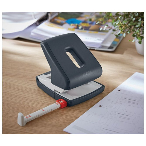 Bušilica 2 rupe do 30 listova Cosy Leitz 50040089 tamno sivi