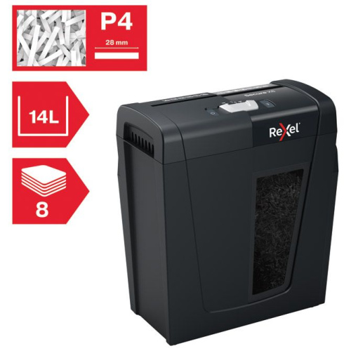 Uništavač papira 8 listova CrossCut Secure X8 Rexel 2020123EU