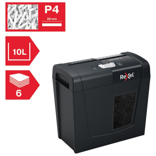 Uništavač papira 6 listova CrossCut Secure X6 Rexel 2020122EU
