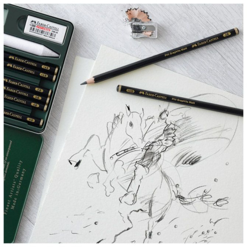 Olovka grafitna HB Pitt graphite matt Faber-Castell 115200
