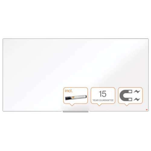 Bijela magnetna ploča Nobo Impression ProSteel 200x100 cm – aluminijski okvir