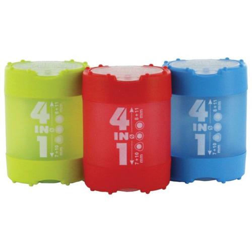 Šiljilo s pvc kutijom 4rupe 4in1 K4 KUM 1028321